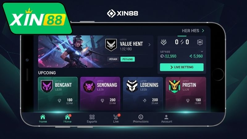 Nền tảng cá cược Esports thân thiện với mobile Xin88 2 Tính năng của nền tảng cá cược Esports thân thiện với mobile Xin88